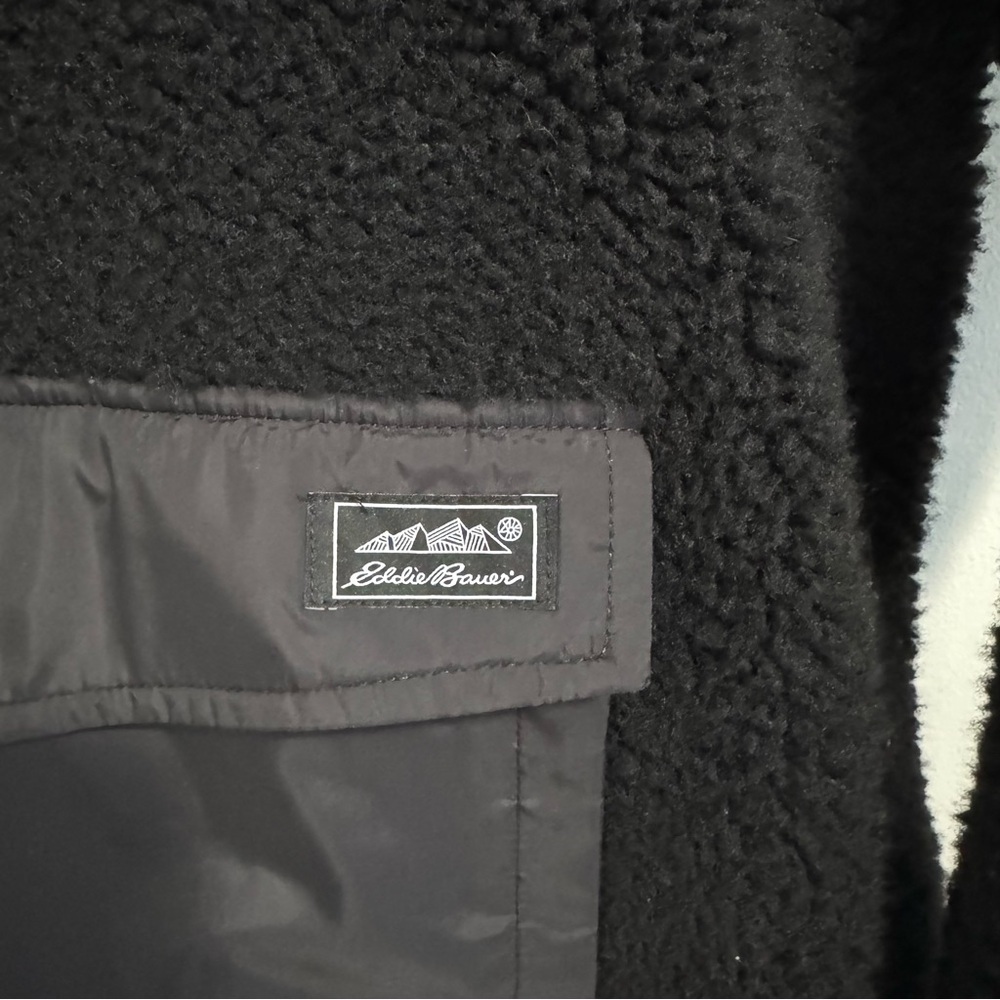 Eddie Bauer Fuzzy Fleece Chilali Hooded Pullover - Picture 5 of 7
